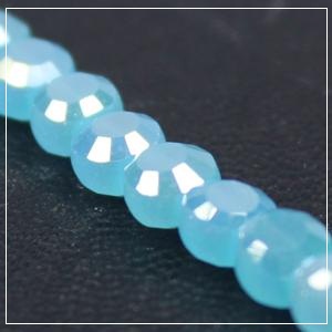 Chinese 4mm Coin Crystals - Aqua Opal AB